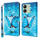 For Xiaomi Redmi 13C 4G / 13C 5G / Poco C65 4G / Poco M6 5G / 13R 5G Phone Case PU Leather 3D Pattern Stand Cover