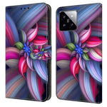For Xiaomi 14 Case 3D Pattern Printing Phone Cover with Wallet Stand