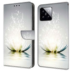 For Xiaomi 14 Case 3D Pattern Printing Phone Cover with Wallet Stand