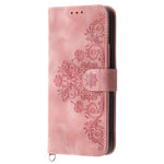 For Oppo A79 5G / A2 5G Case TPU+PU Leather Flower Imprinted Mobile Phone Cover with Card Slots