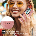 For Oppo A79 5G / A2 5G Case TPU+PU Leather Flower Imprinted Mobile Phone Cover with Card Slots