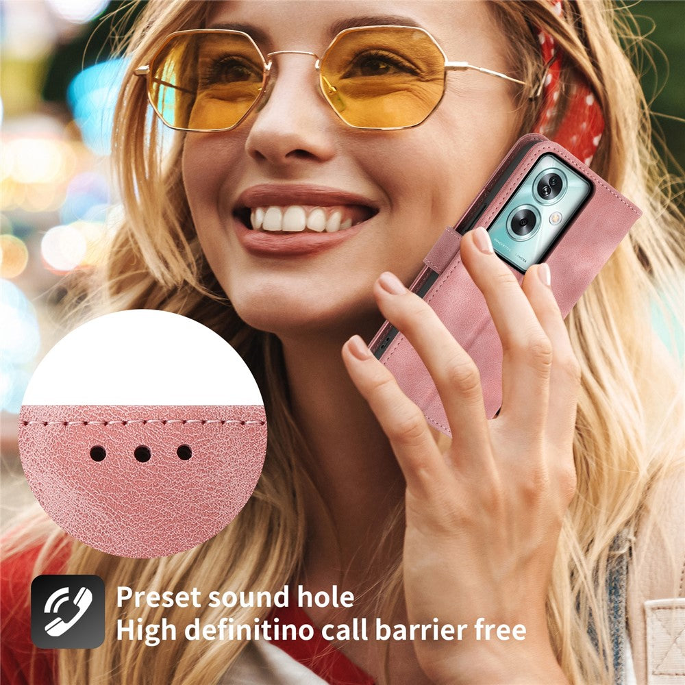 For Oppo A79 5G / A2 5G Case TPU+PU Leather Flower Imprinted Mobile Phone Cover with Card Slots