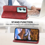 For Oppo A79 5G / A2 5G Case Calf Texture PU Leather+TPU Stand Phone Cover