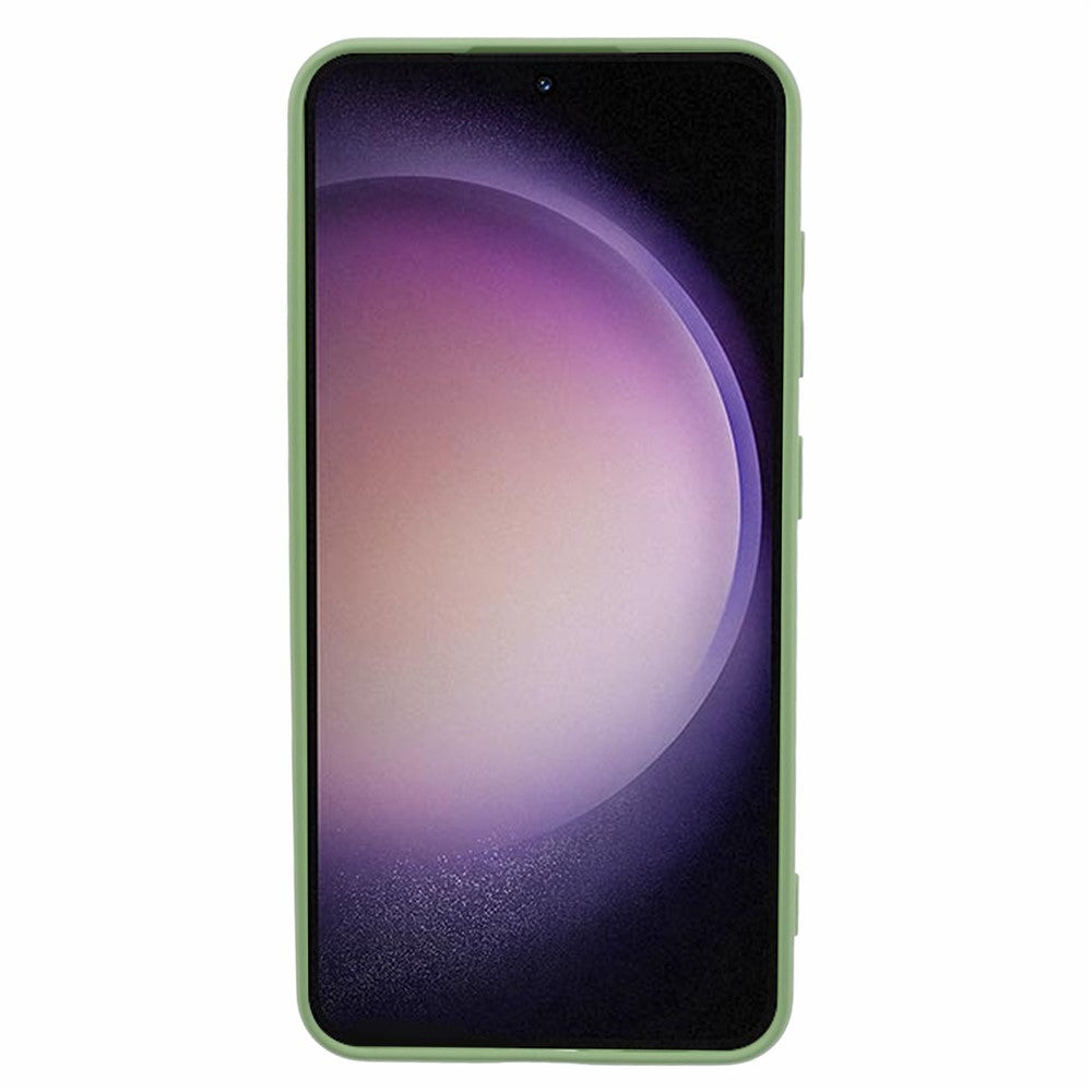 For Samsung Galaxy S24+ Soft Touch Case Fiber Lining TPU Rubberized Phone Cover
