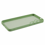 For Samsung Galaxy S24+ Soft Touch Case Fiber Lining TPU Rubberized Phone Cover