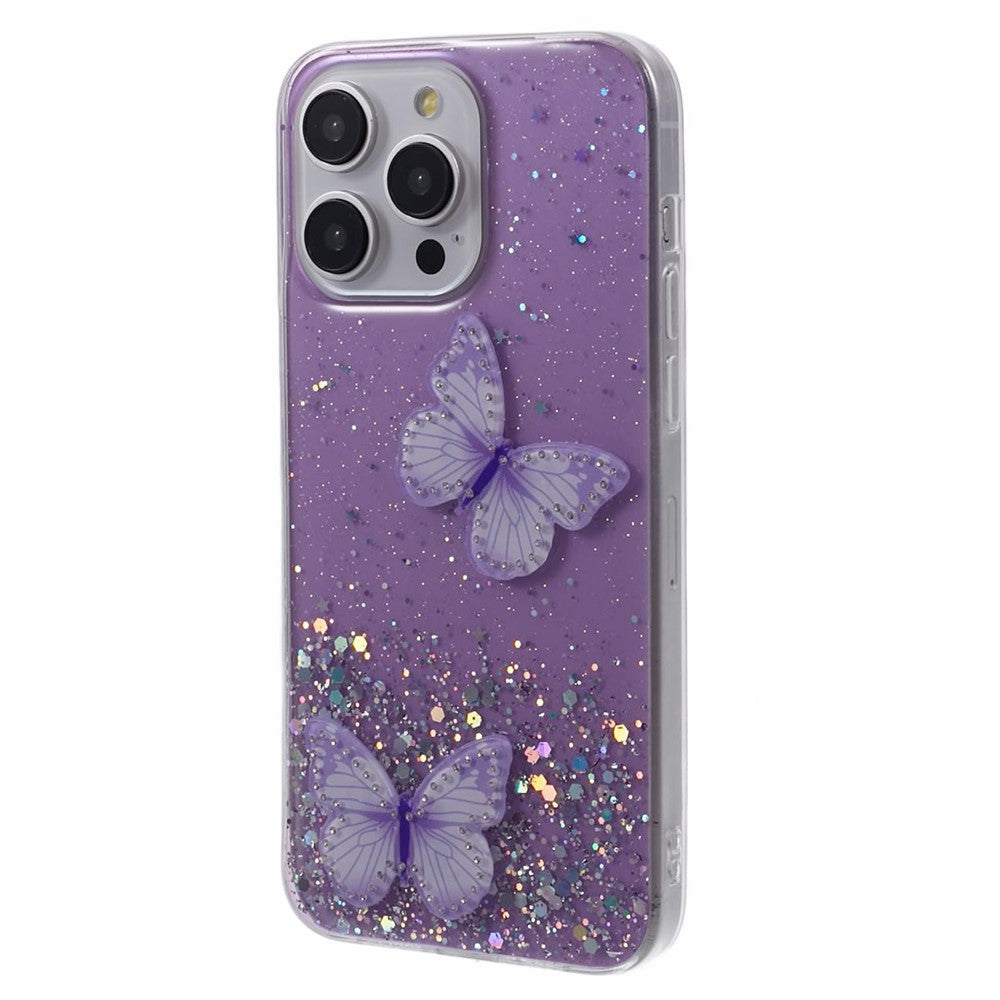AW-serie til iPhone 12 6,1 tommer / 12 Pro 6,1 tommer cover TPU+PVC stort baglinseshul telefonbeskyttelsesetui