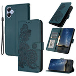 Til Samsung Galaxy A05 4G Telefoncovers Mandala Blomst Læder Pung Mobilcover med Rem