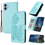 Til Samsung Galaxy A05 4G Telefoncovers Mandala Blomst Læder Pung Mobilcover med Rem