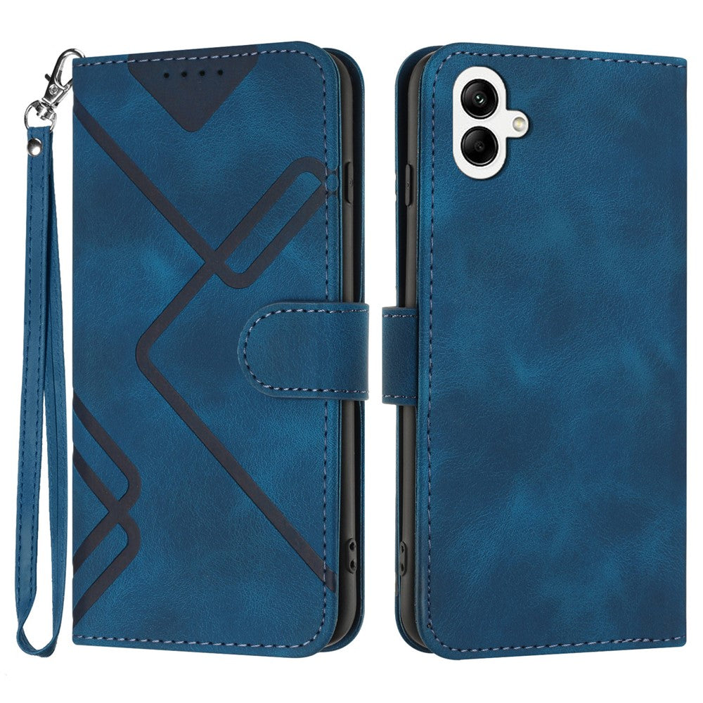 YX0040 Til Samsung Galaxy A05 4G Etui Standpung Præget Telefoncover