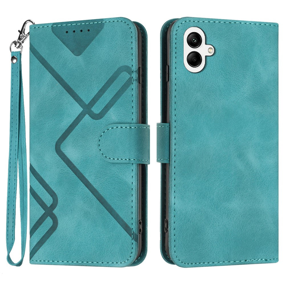 YX0040 Til Samsung Galaxy A05 4G Etui Standpung Præget Telefoncover