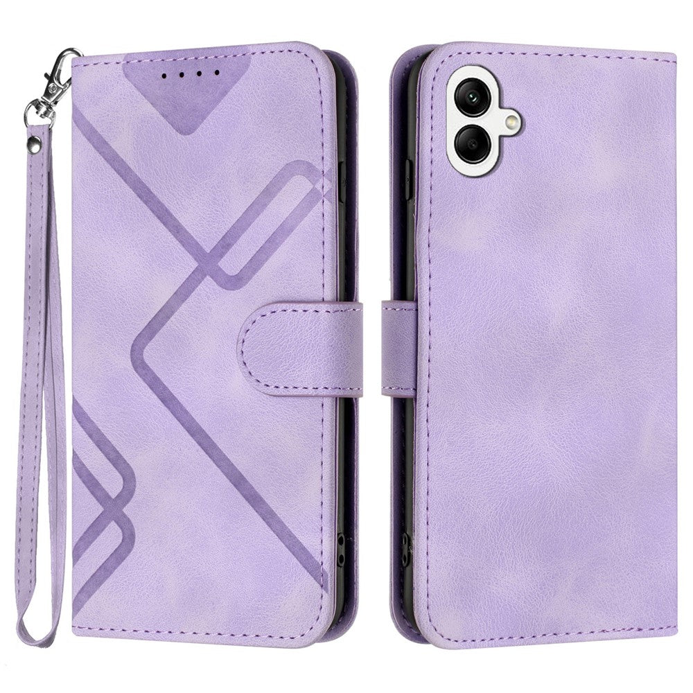 YX0040 Til Samsung Galaxy A05 4G Etui Standpung Præget Telefoncover