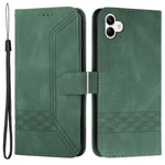 Til Samsung Galaxy A05 4G Telefoncover med rem Aftryk PU Læder Pung Stativ Cover