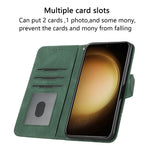 Til Samsung Galaxy A05 4G Telefoncover med rem Aftryk PU Læder Pung Stativ Cover