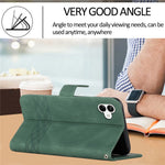 Til Samsung Galaxy A05 4G Telefoncover med rem Aftryk PU Læder Pung Stativ Cover