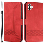 Til Samsung Galaxy A05 4G Telefoncover med rem Aftryk PU Læder Pung Stativ Cover
