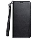 HANMAN Minuo Series For Samsung Galaxy S24 Ultra Magnetic Case PU Leather Wallet Phone Cover