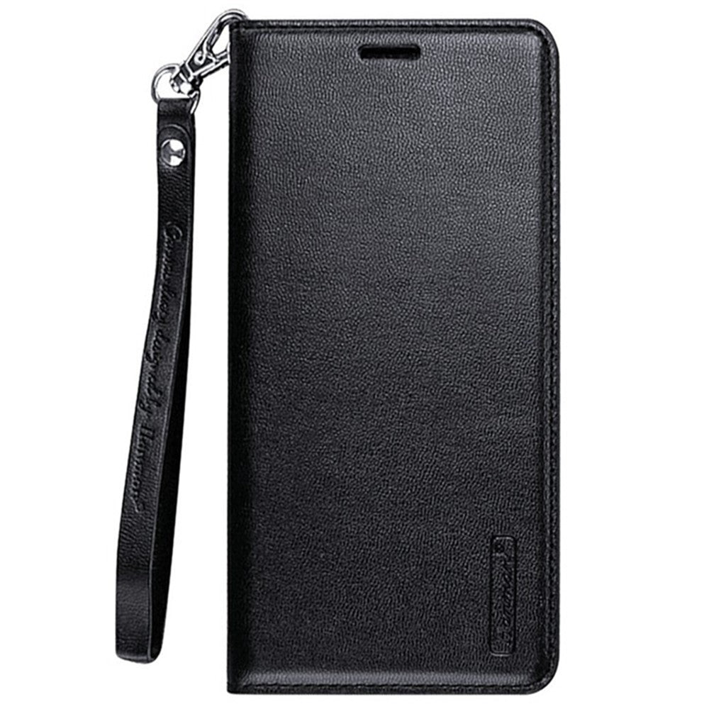 HANMAN Minuo Series For Samsung Galaxy S24 Ultra Magnetic Case PU Leather Wallet Phone Cover