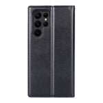 HANMAN Minuo Series For Samsung Galaxy S24 Ultra Magnetic Case PU Leather Wallet Phone Cover