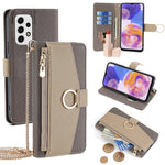 For Samsung Galaxy A23 5G (Global Version) / A23 4G Leather Case Phone Cover Stand Wallet with Strap
