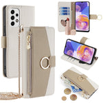 For Samsung Galaxy A23 5G (Global Version) / A23 4G Leather Case Phone Cover Stand Wallet with Strap