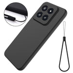 Xiaomi 14 Pro Silikonskal Stötsäkert mobilbaksida med Handledsrem