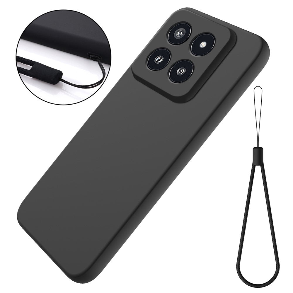 Xiaomi 14 Pro Silikonskal Stötsäkert mobilbaksida med Handledsrem
