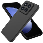 For Xiaomi 14 Pro Silicone Case Shockproof Phone Back Cover with Wrist Strap