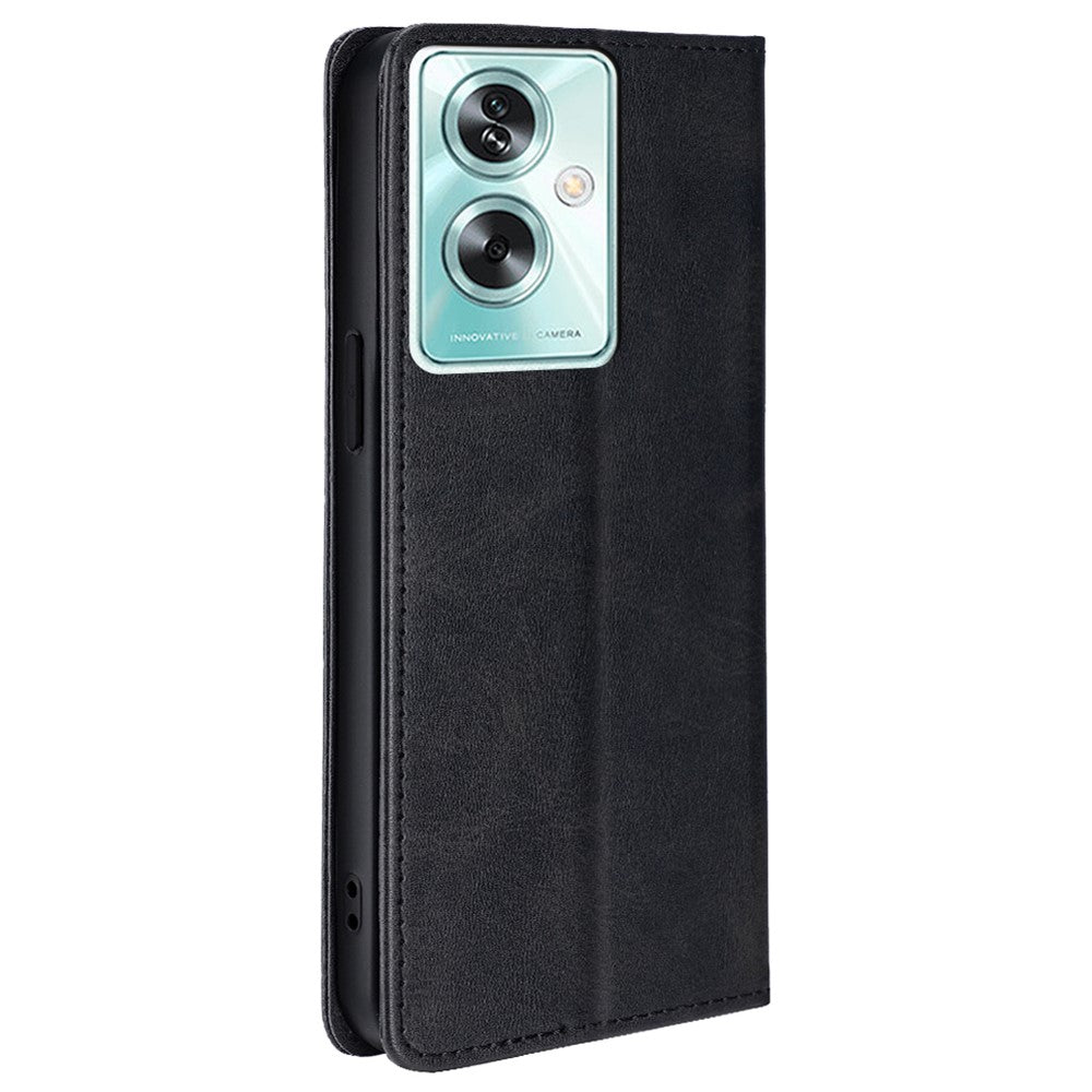 For Oppo A79 5G / A2 5G Case Magnetic Auto Closing Leather Wallet Stand Cover