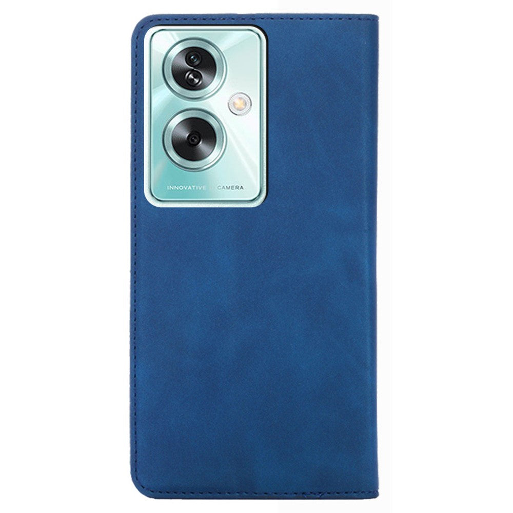 For Oppo A79 5G / A2 5G Leather Case Magnetic Auto Closing Phone Stand Cover