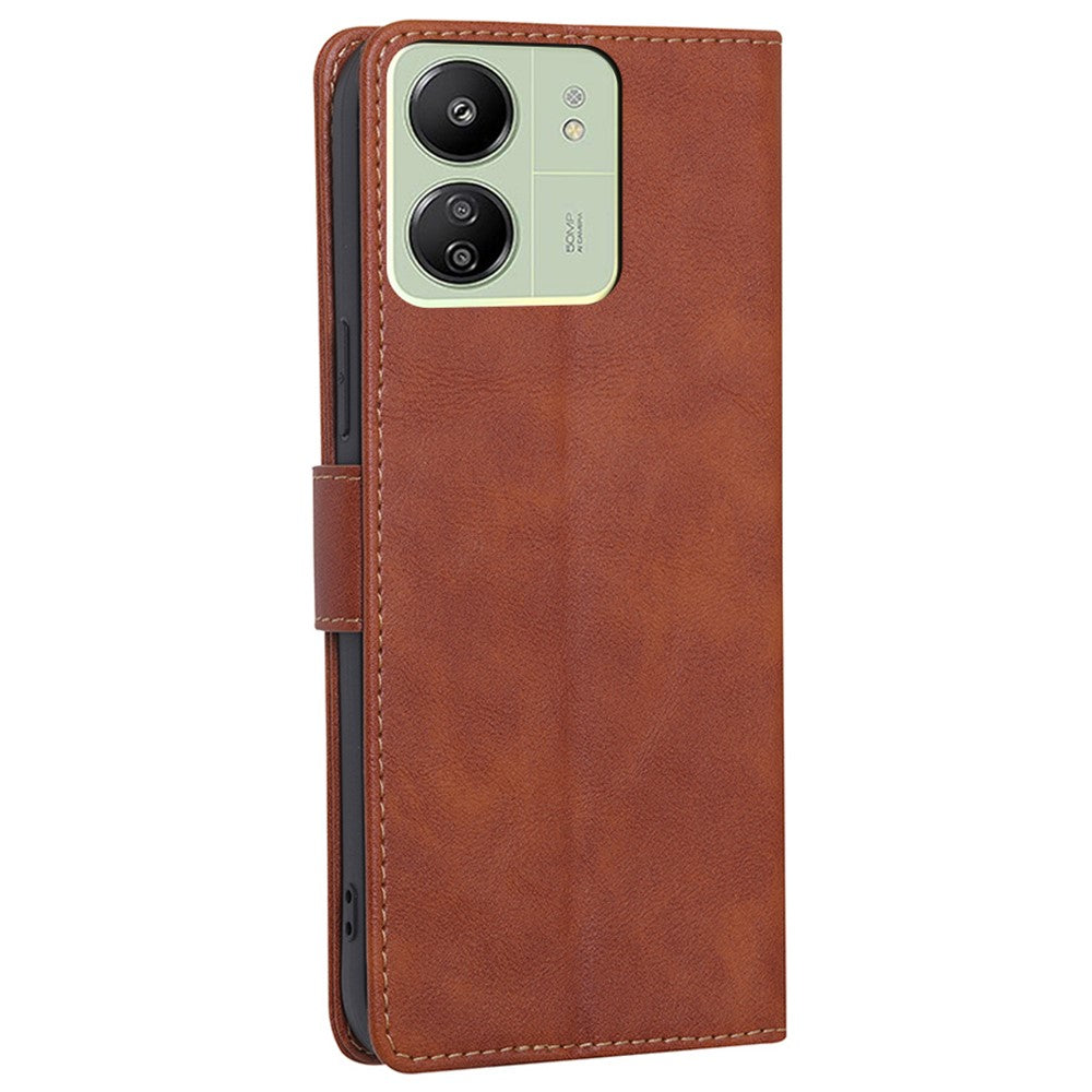 For Xiaomi Redmi 13C 4G / 5G / 13R 5G / Poco M6 5G / Poco C65 4G Cell Phone Case RFID Blocking PU Leather  Wallet Cover