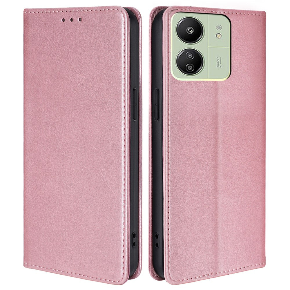 For Xiaomi Redmi 13C 4G / 5G / 13R 5G / Poco M6 5G / Poco C65 4G Case Leather Wallet Shockproof Phone Cover