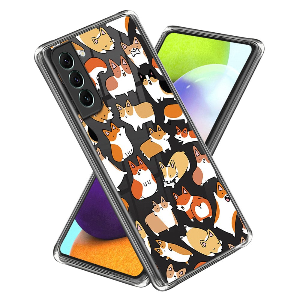 For Samsung Galaxy S24+ Case Pattern Printing TPU Cover Phone Protective Case
