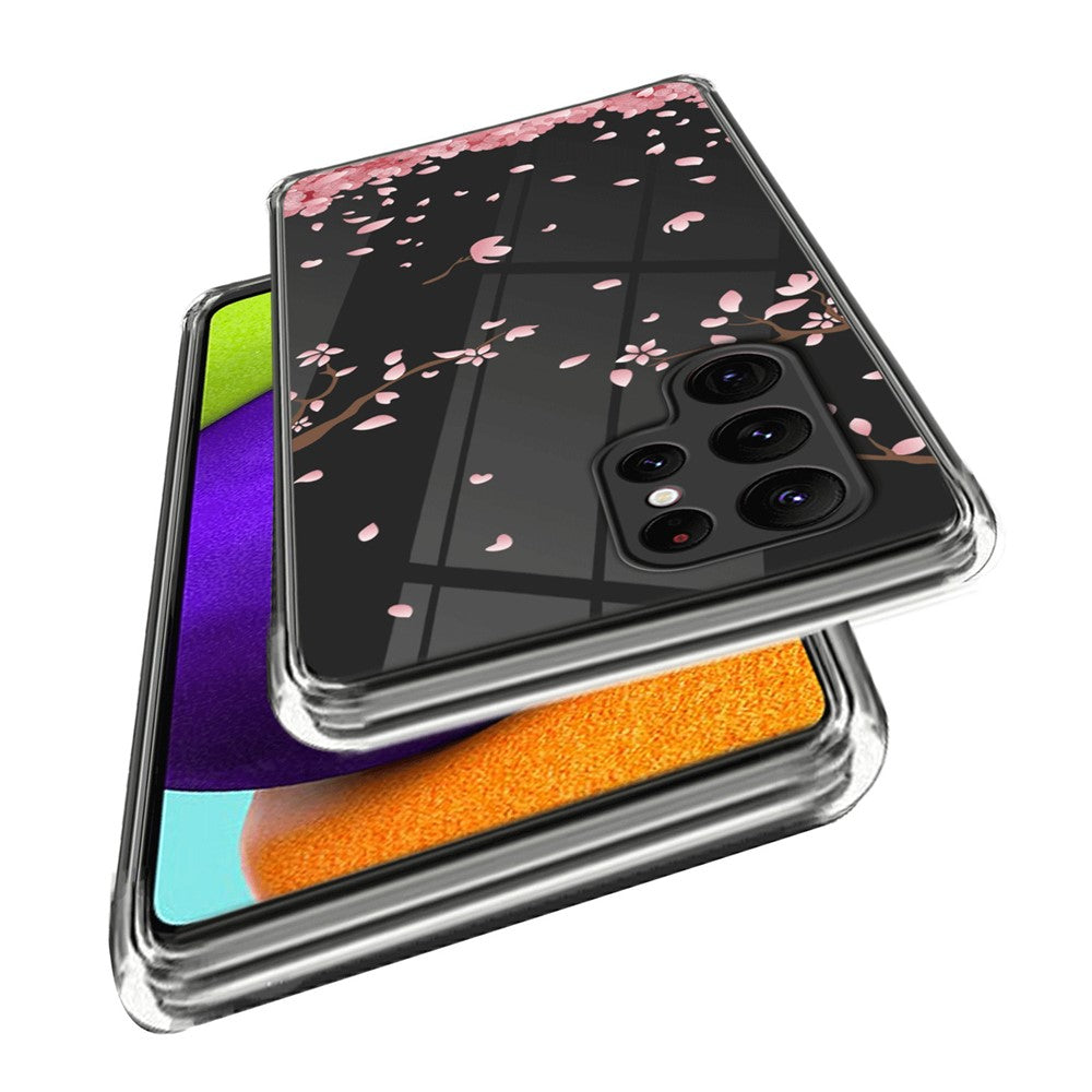 For Samsung Galaxy S24 Ultra Case Anti-scratch TPU Back Cover with Pattern Printing