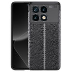 For Xiaomi Redmi K70E 5G / Poco X6 Pro 5G TPU Case Shock Absorbing Litchi Texture Back Cover