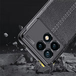 For Xiaomi Redmi K70E 5G / Poco X6 Pro 5G TPU Case Shock Absorbing Litchi Texture Back Cover