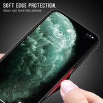 Samsung Galaxy A15 4G mobilskal Kolfiberstruktur Härdat Glas Bakstycke