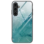 Samsung Galaxy A15 4G mobilskal Marmor Mönster Härdat Glas Baksida