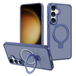 For Samsung Galaxy S24 Magnetic Case Anti-Drop TPU+PC Kickstand Phone Cover