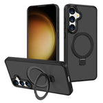 Samsung Galaxy S24+ skal Fallskyddande TPU+PC stativ Magnetiskt skal