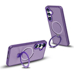 Samsung Galaxy S24+ skal Fallskyddande TPU+PC stativ Magnetiskt skal