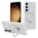 Samsung Galaxy S24+ skal Fallskyddande TPU+PC stativ Magnetiskt skal