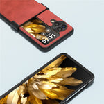 ABEEL For Oppo Find N3 Flip 5G Phone Case PU Leather Hinge Protection Cover