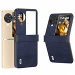 ABEEL For Oppo Find N3 Flip 5G Phone Case PU Leather Hinge Protection Cover