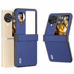 ABEEL For Oppo Find N3 Flip 5G Phone Case Hinge Protection Textured PU Leather Cover