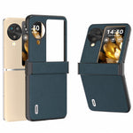 ABEEL For Oppo Find N3 Flip 5G Hinge Protection Case Genuine Cow Leather Back Cover