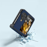 ABEEL For Oppo Find N3 Flip 5G Protective Phone Case Carbon Fiber Texture Cover