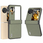 ABEEL For Oppo Find N3 Flip 5G Protective Phone Case Carbon Fiber Texture Cover