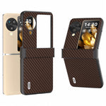 ABEEL For Oppo Find N3 Flip 5G Protective Phone Case Carbon Fiber Texture Cover