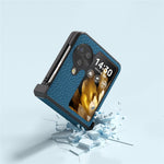 ABEEL For Oppo Find N3 Flip 5G Phone Case Genuine Cow Leather+PC Hinge Protection Cover