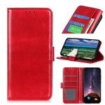 Til Samsung Galaxy A35 5G Cover med Crazy Horse Tekstur, Læder og Standfunktion